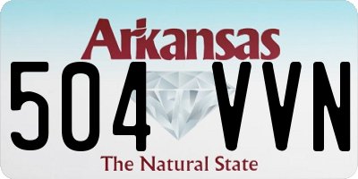 AR license plate 504VVN