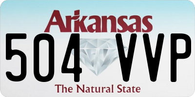 AR license plate 504VVP