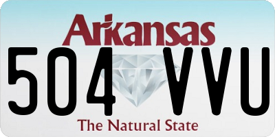 AR license plate 504VVU