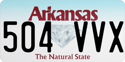 AR license plate 504VVX