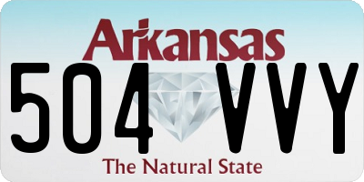 AR license plate 504VVY
