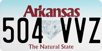 AR license plate 504VVZ