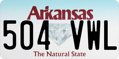 AR license plate 504VWL