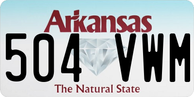 AR license plate 504VWM