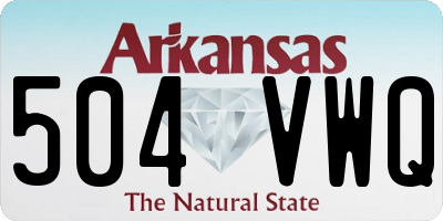 AR license plate 504VWQ