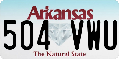 AR license plate 504VWU