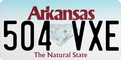 AR license plate 504VXE