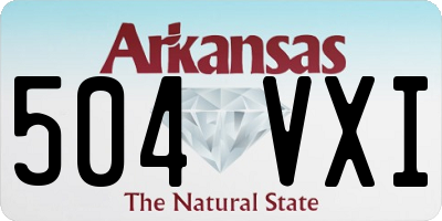 AR license plate 504VXI
