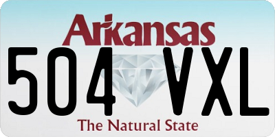 AR license plate 504VXL