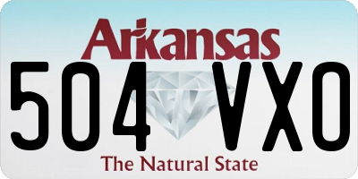 AR license plate 504VXO