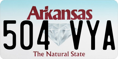 AR license plate 504VYA