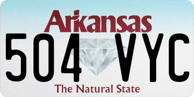 AR license plate 504VYC