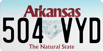 AR license plate 504VYD