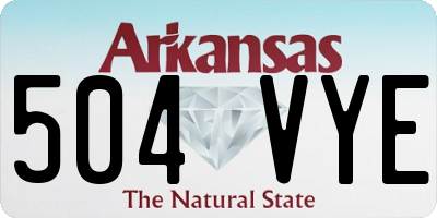 AR license plate 504VYE