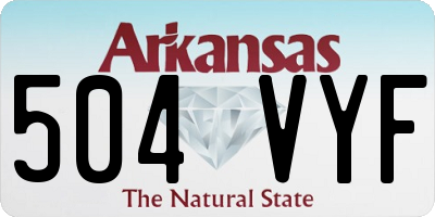 AR license plate 504VYF