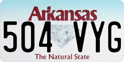 AR license plate 504VYG