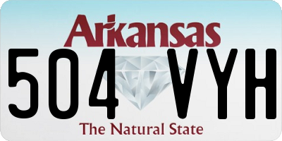 AR license plate 504VYH