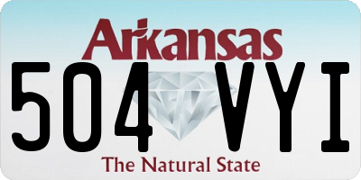 AR license plate 504VYI