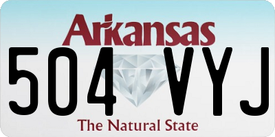 AR license plate 504VYJ