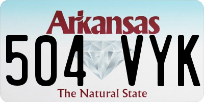 AR license plate 504VYK