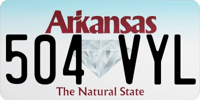 AR license plate 504VYL