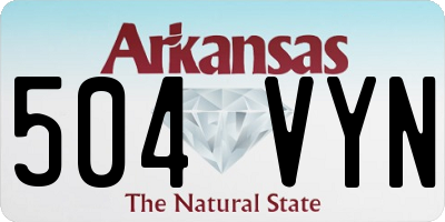 AR license plate 504VYN