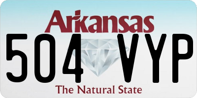 AR license plate 504VYP