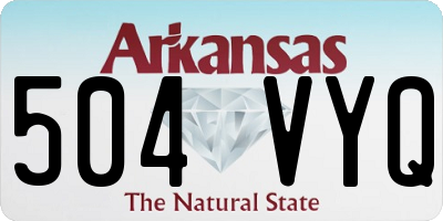 AR license plate 504VYQ