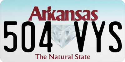 AR license plate 504VYS