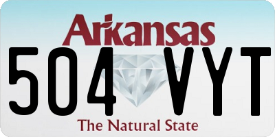 AR license plate 504VYT