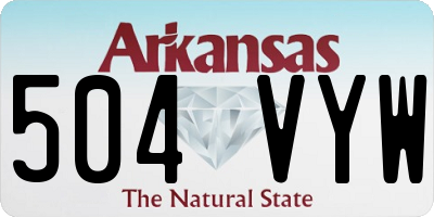 AR license plate 504VYW