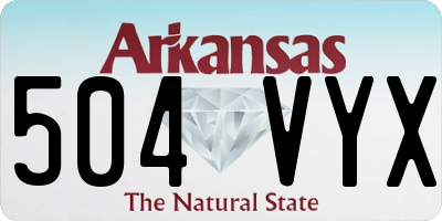 AR license plate 504VYX