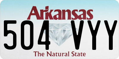AR license plate 504VYY