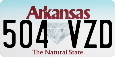 AR license plate 504VZD