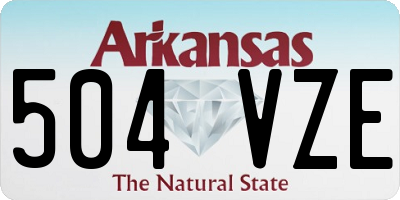 AR license plate 504VZE