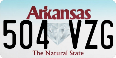 AR license plate 504VZG