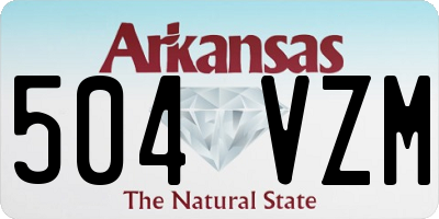AR license plate 504VZM