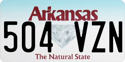 AR license plate 504VZN
