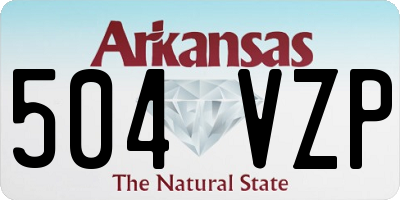 AR license plate 504VZP