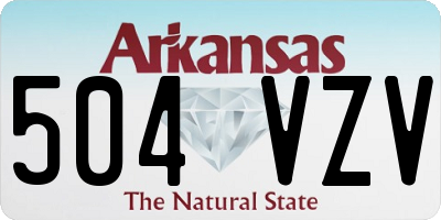 AR license plate 504VZV