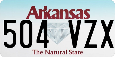 AR license plate 504VZX