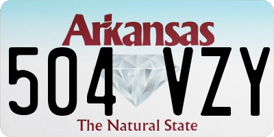 AR license plate 504VZY