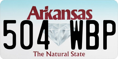 AR license plate 504WBP