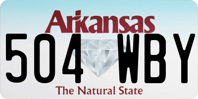 AR license plate 504WBY