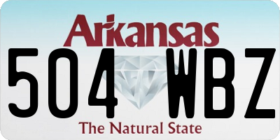 AR license plate 504WBZ