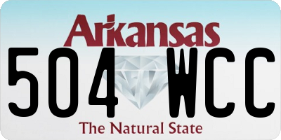 AR license plate 504WCC