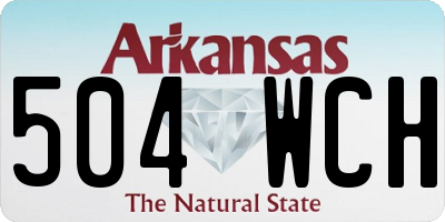 AR license plate 504WCH
