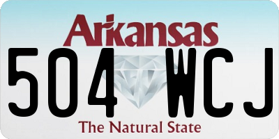 AR license plate 504WCJ