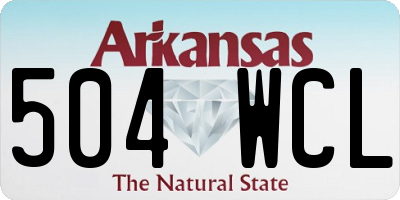 AR license plate 504WCL