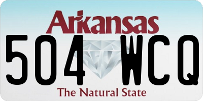 AR license plate 504WCQ